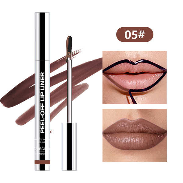 อายไลเนอร์ 4u2 ลิปไลเนอร์ kage Tear-off Lip Liner Dyeing Lip Gloss Long-Lasting Non-Fading Color-Lea
