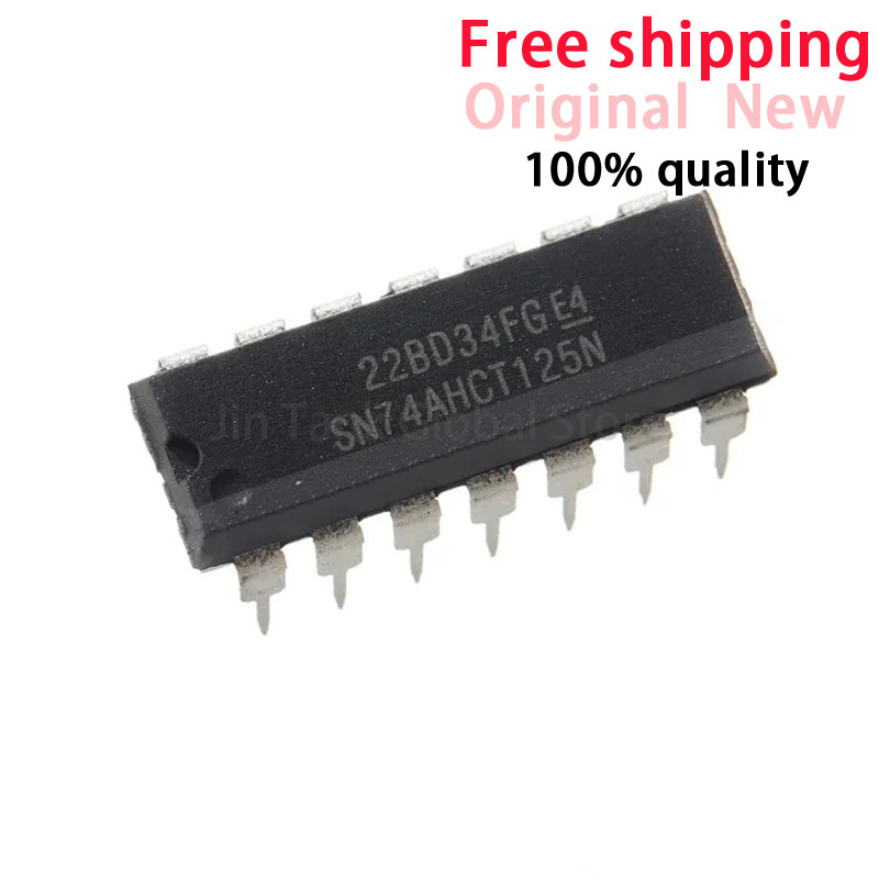 10 ชิ้นใหม่ SN74AHCT125N 74AHCT125N 74AHCT125 อินไลน์ DIP14 Logic ชิป IC ในสต็อกขายส่ง