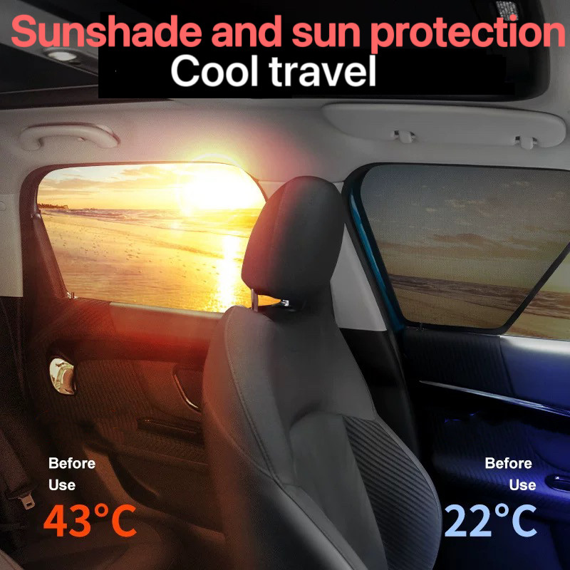 ม่านบังแดดรถยนต์สําหรับ Xpeng G6 2023-UP รถ Sun Shade ป้องกันรังสียูวีรถผ้าม่านรถอุปกรณ์เสริม - รูปที่ 5