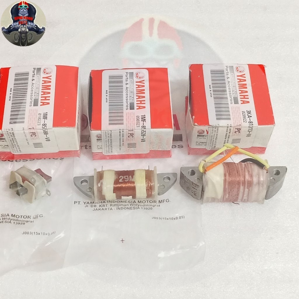 Original CDI โคมไฟจุดระเบิด Spool Pulser ชุด Assy Rx King RXS 3KA-813-00 1MF-85520-V0 1MF-85580-V0 K