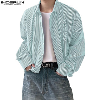 ไม่แน่นอน ผู้ชายเกาหลีทุกวันสบายๆลายออกแบบเสื้อแขนยาวหลวม