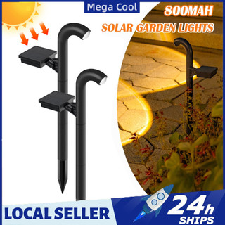 Solar Lawn Light ไฟโซล่าเซลล์ โคมไฟตกแต่ง Warm Light ไฟปักสนาม ไฟทางเดิน เปิดปิดอัตโนมัติ