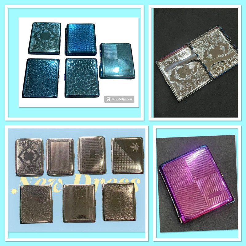 กล่องใส่บุหรี่ OPHONE กล่องแฟชั่น สีเงิน กล่องสีเงินแฟชั่น คุณภาพดี