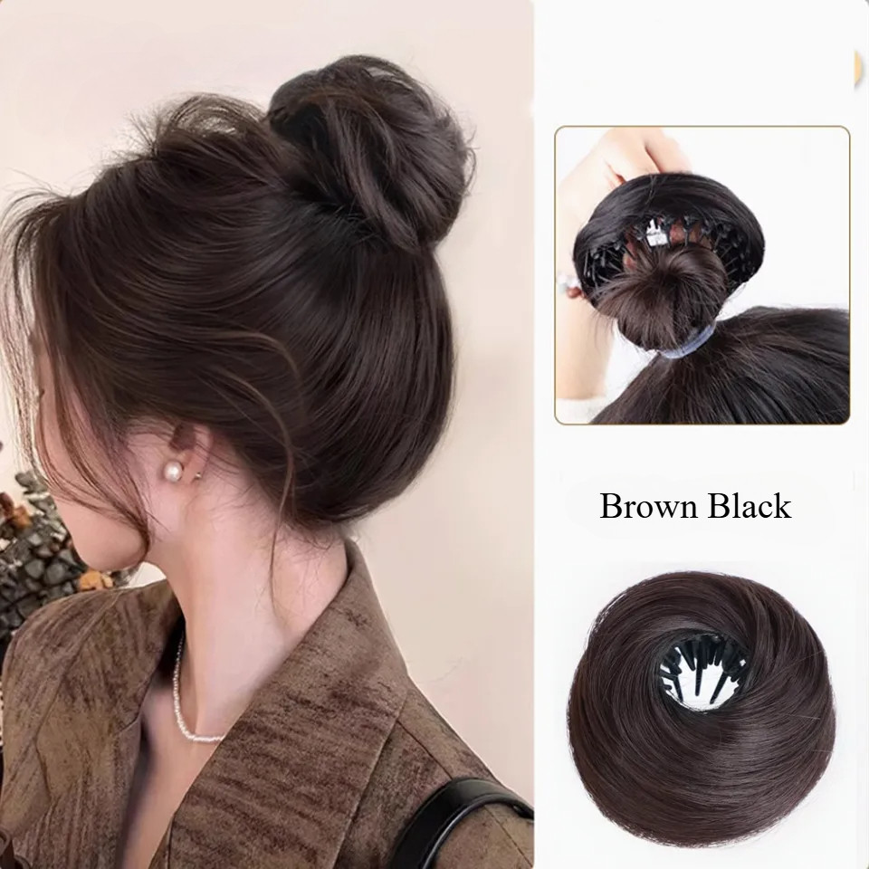 ผมปลอม ผมห่วงโลภคลิปวิกผมจัดส่ง ผู้หญิงใส่วิกผม เครื่องเป่าผมแผ่นหด มารูโกะ วิกผมที่คาดผม มวยผมจําลอง