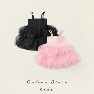 Hania kids พร้อมส่ง ชุดเดรสกระโปรง กระโปรงฟูๆฟรุ้งฟริ้งเด็ก …