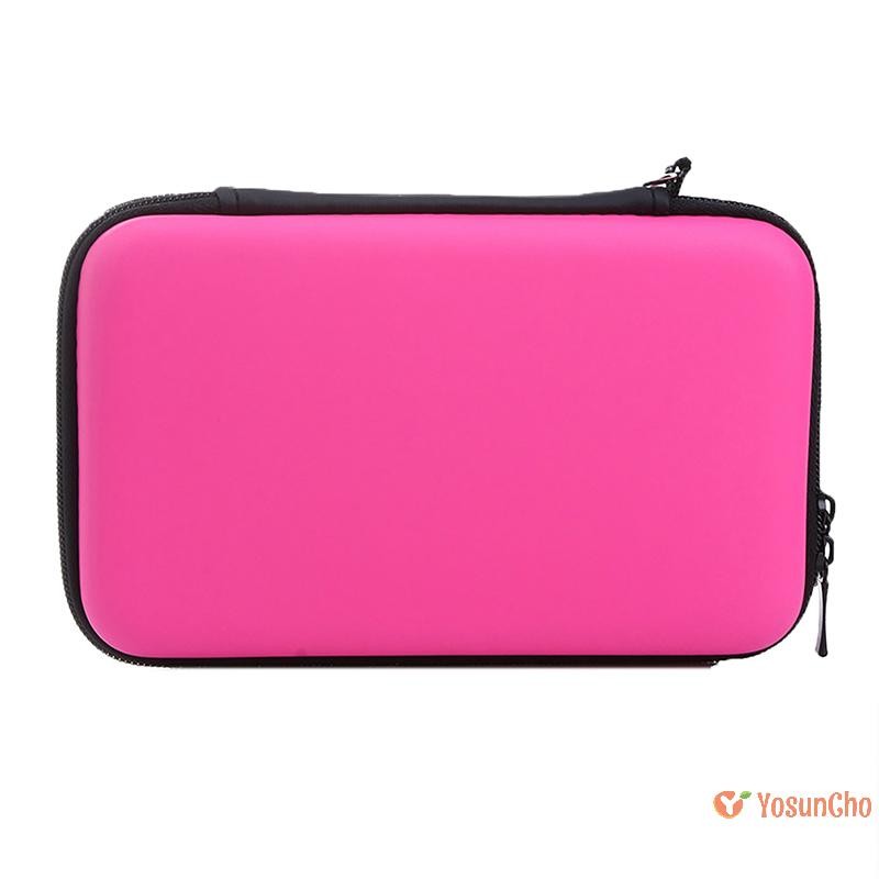 Yosuncho] 1PC สําหรับ 3DS XL 3DS LL EVA ผิวพกพากระเป๋าสําหรับ Nintendo 3DS XL LL พร้อมสายคล้องทนทานรอบป้องกันกรณีใหม่
