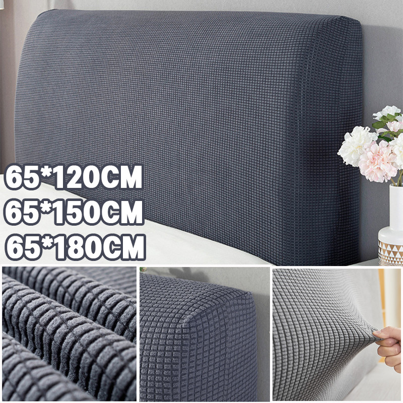 ผ้าคลุมหัวเตียง ผ้าโพลีเอสเตอร์ 5 ฟุต 6 ฟุต คลุมกันฝุ่น 4 สี มี 5 ขนาดไซส์เตียง