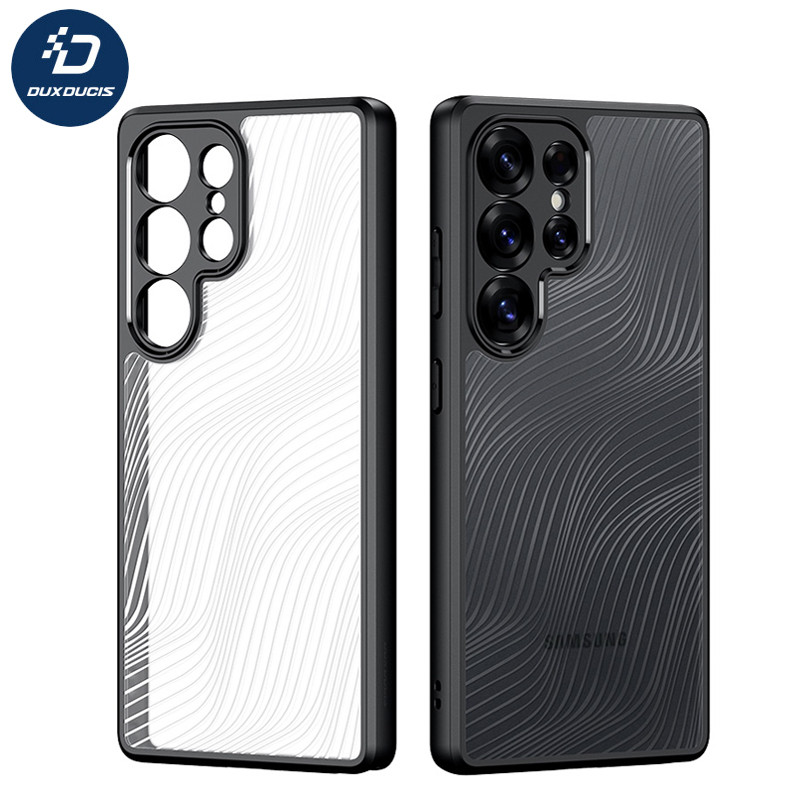 สําหรับ Samsung Galaxy S25 Ultra กรณี DUX DUCIS Aimo Series Anti-drop Hard PC ซิลิโคน Matte กึ่งโปร่งใสฝาครอบโทรศัพท์