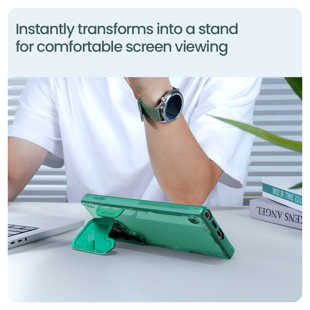 Nillkin Iceblade Prop Case สําหรับ Samsung Galaxy S25 Ultra เคสโทรศัพท์แบบฝาพับเลนส์ป้องกันปกหลัง - รูปที่ 7