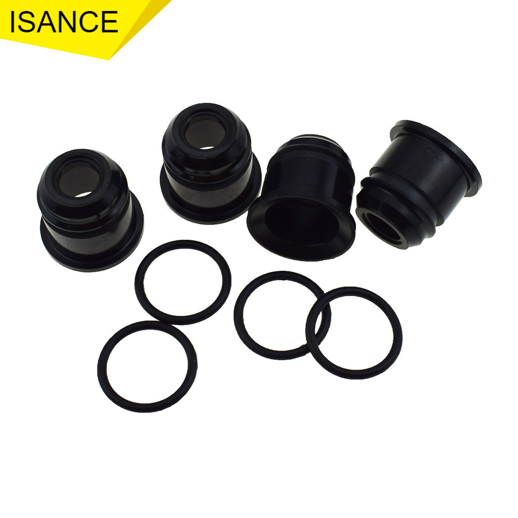4 PCS การใช้หัวฉีดผู้ถือ Spacer + O-Rings Fit สําหรับ 1995-2004 Toyota Tacoma 4Runner T100 3RZ 90561-10018 9030119006