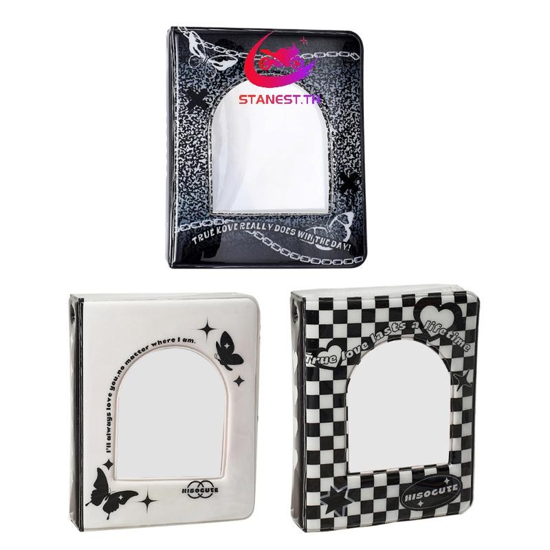 Stanest Simple Hollow Photocard Holder Kpop Photo Card Holder Book 3 นิ้วอัลบั้มภาพ