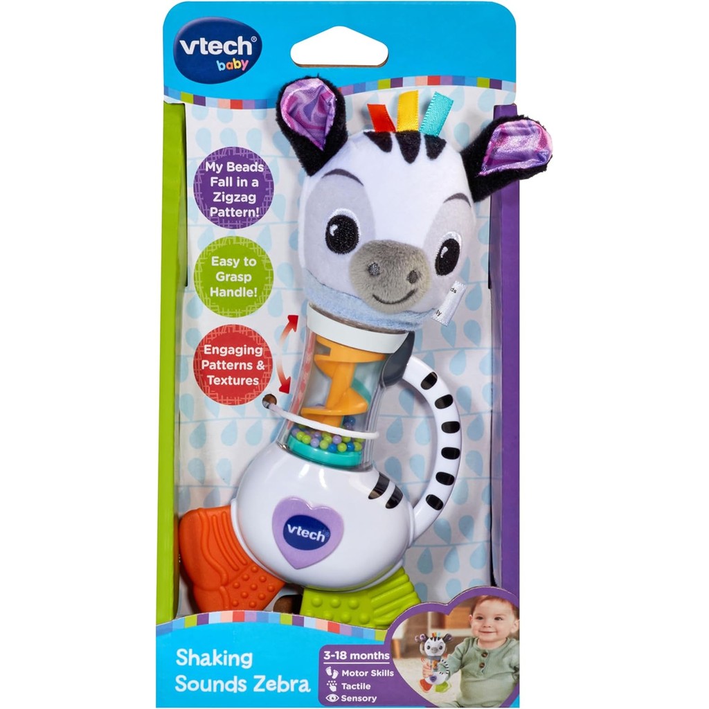 VTECH SHAKING SOUNDS ZEBRA ของเล่นเสริมพัฒนาการ ของเล่นม้าลาย