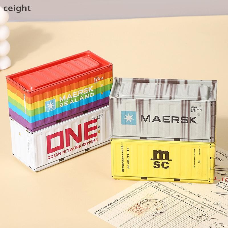 [ceight] Creative Retro Industrial Style Container Mini Small Container Model Ornament Desktop Minia