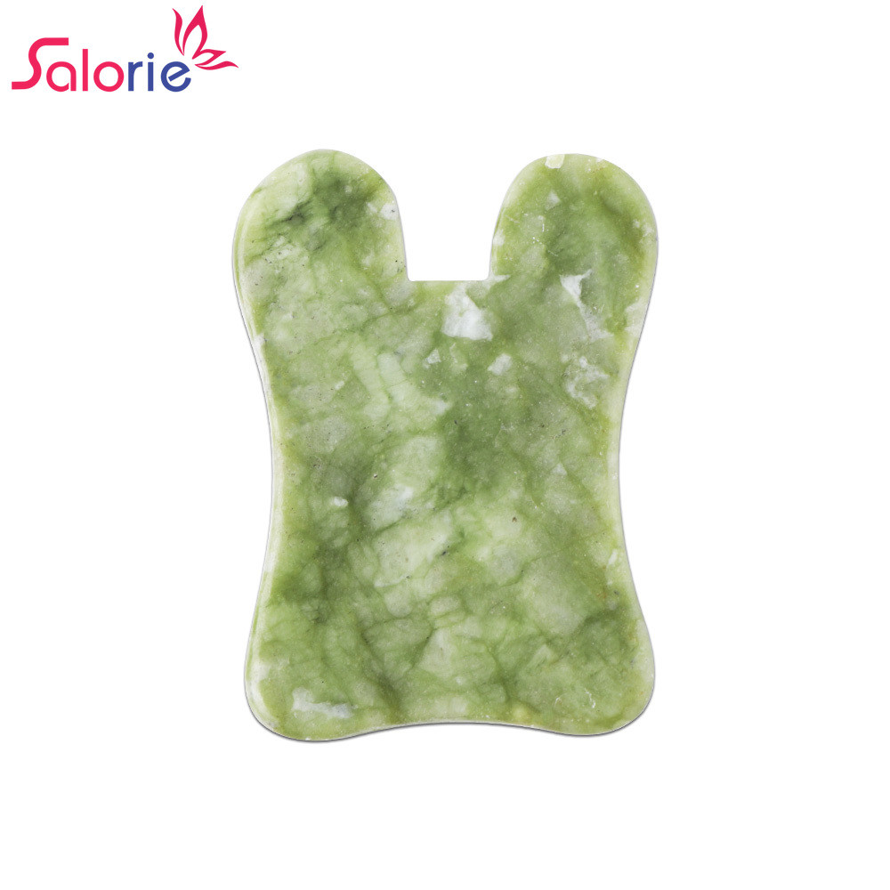 Salorie หินธรรมชาติ Guasha Board Face คอ Body Gua Sha ขูดเครื่องมือนวดกระชับผิว Lift