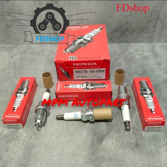 หัวเทียนอิริเดียมสําหรับ honda jazz rs freed mobilio brv brio IZFR6K-11S