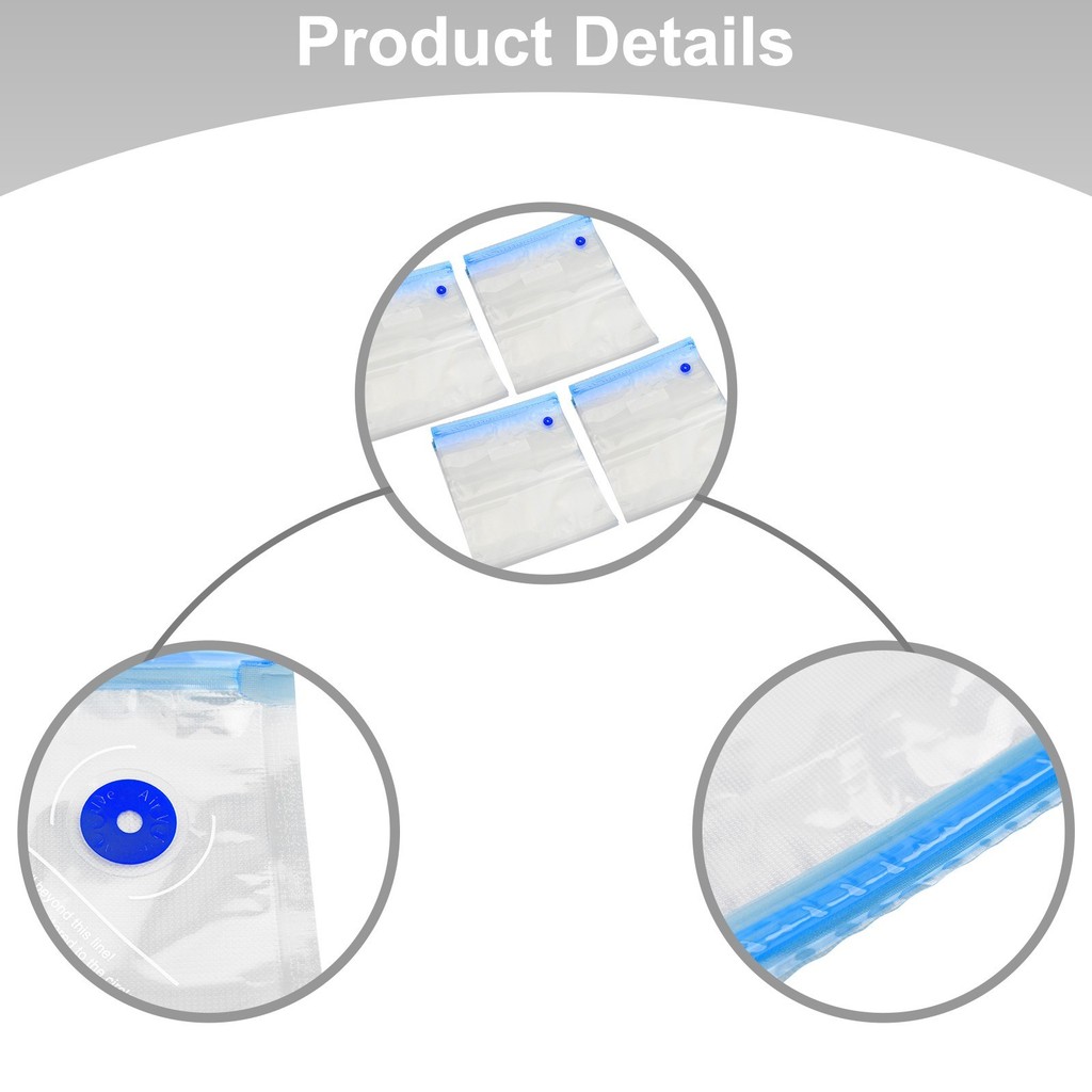 CRAZYSPE20pc สําหรับเครื่องพิมพ์ 3D Filament,Reusable Vacuum Compression Storage Bags,30x34 ซม.