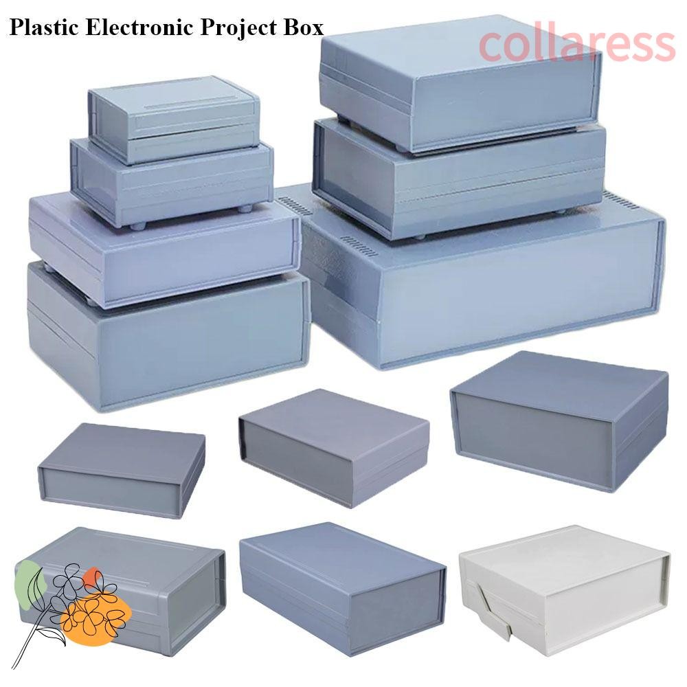 COLLARESS Electronic Project Box สีเทา คุณภาพสูง DIY Enclosure Box