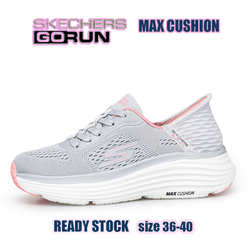 MAX CUSHION Breathable Slip-On รองเท้าผ้าใบสำหรับผู้หญิง รองเท้ากีฬารองเท้าลำลอง
