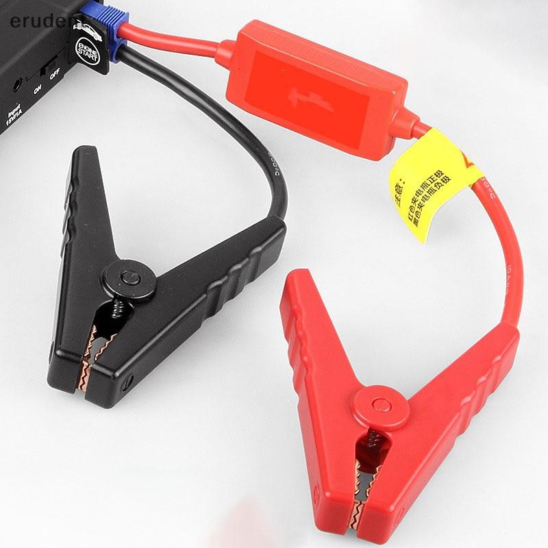Erudent Car Jump Starter Connector สายตะกั่วฉุกเฉินแบตเตอรี่จระเข้ Clamp คลิป 12V ใหม่