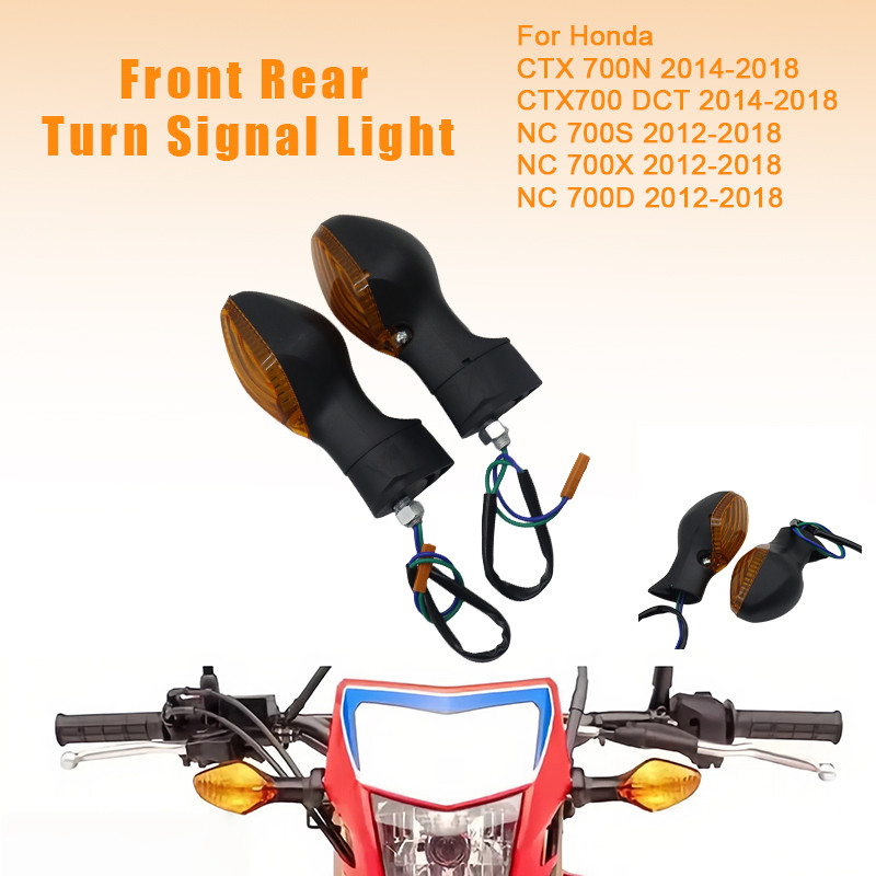 รถจักรยานยนต์ด้านหน้าไฟแสดงสถานะสําหรับ Honda CTX700 NC700 Series 2014-2018 ไฟเลี้ยว LED 700N 700DCT