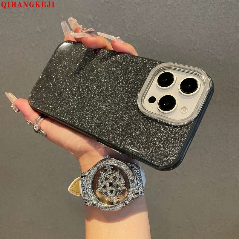 หรูหรา IMD Glitter เคสโทรศัพท์สําหรับ OPPO A17 A17K A52 A92 A57 A77 A77S A31 A5 A9 2020 A3X A5X A3 A