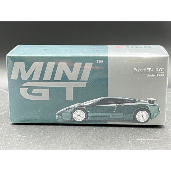 Mini GT  Bugatti EB110 Super Sport Grigio Scuro