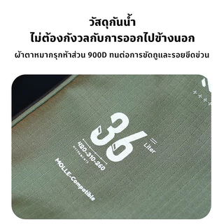 กระเป๋าถังแก๊ส กระเป๋าแคมป์ปิ้ง camping 36L ความจุขนาดใหญ่ มีคณะกรรมการโต๊ะ ผ้าOxford ช่องเสียบการ์ด