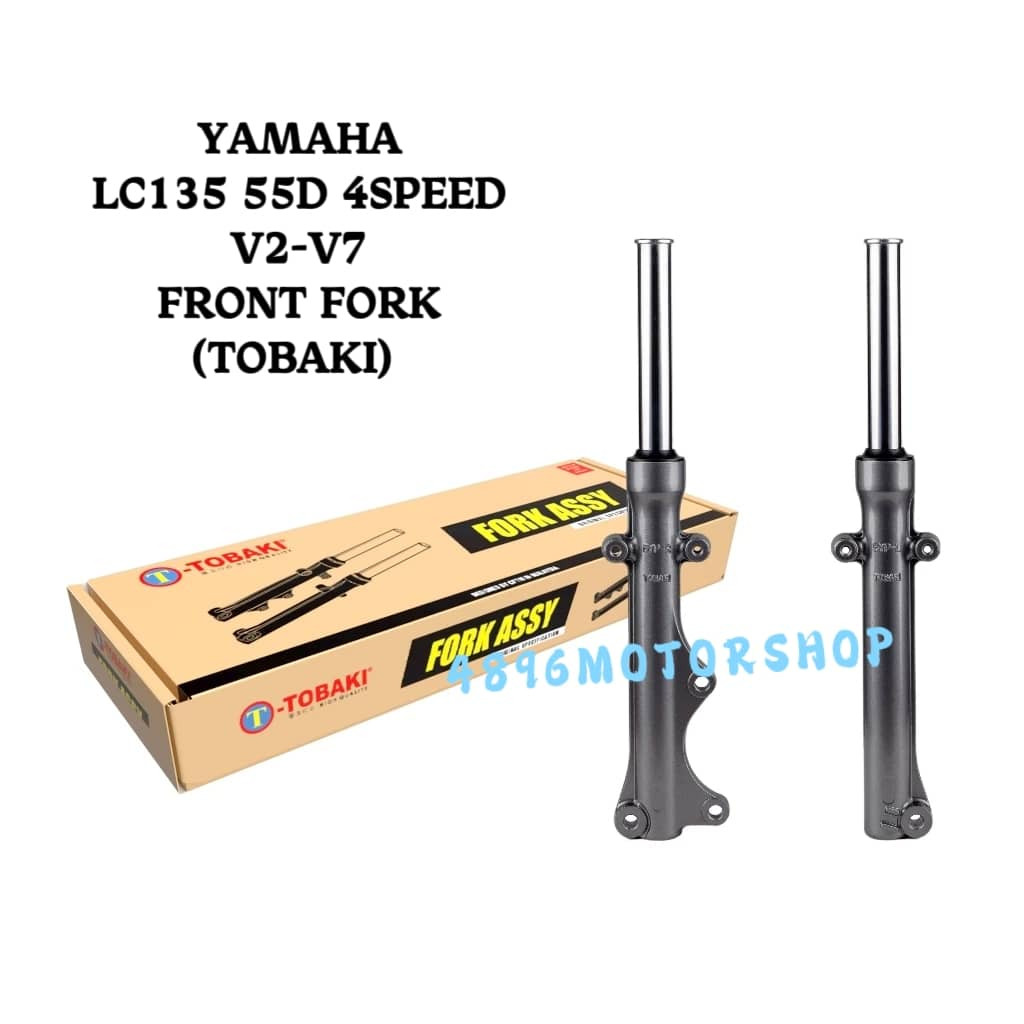 TOBAKI YAMAHA LC135 LC135 55C 55D 4S 5S V1 V2 V3 V4 V5 V6 V7 V8 FI LC 135 DEMAK EVO Z EVOZ ด้านหน้าส