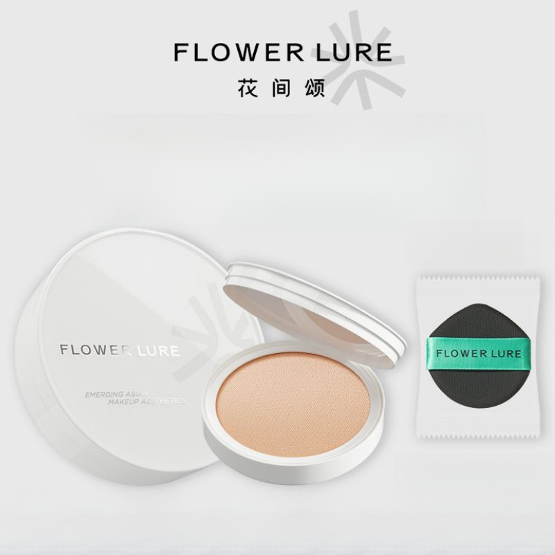 FLOWER LURE Air Cushion Foundation Cream ครีมรองพื้นเบาะลม ผิวผสม คอนซีลเลอร์ติดทนนาน ไม่แต่งหน้า ปิดการควบคุมความมัน