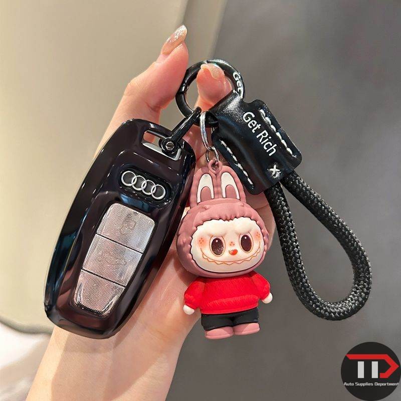 ฝาครอบกุญแจรถ Audi TPU เหมาะสําหรับ A6/A4/A3/A7/Q7/A8/Q8/RQ7