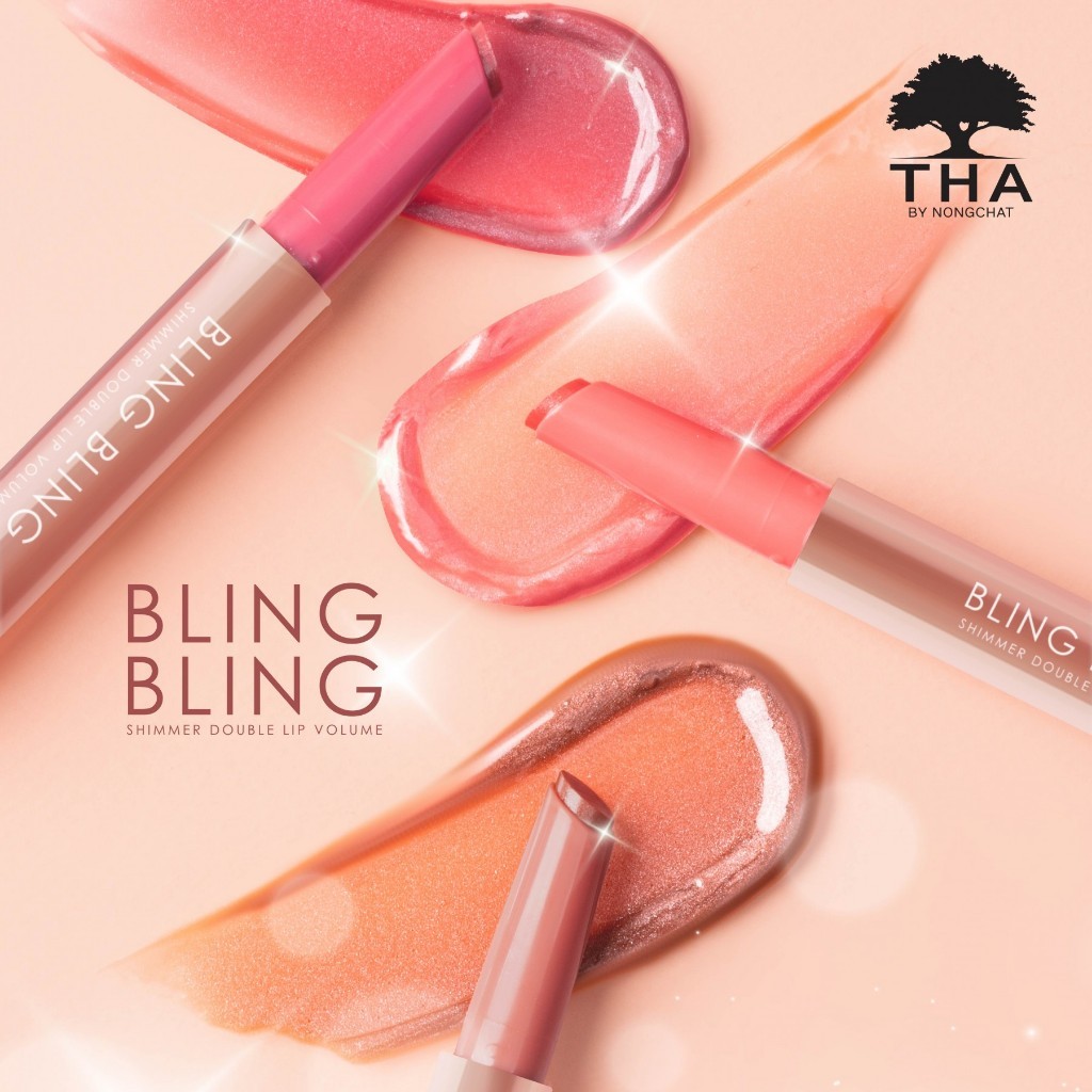 THA บลิงบลิงชิมเมอร์ดับเบิ้ลลิปวอลลุ่ม ลิปน้องฉัตร  Bling Bling Shimmer Double Lip Volume - รูปที่ 3