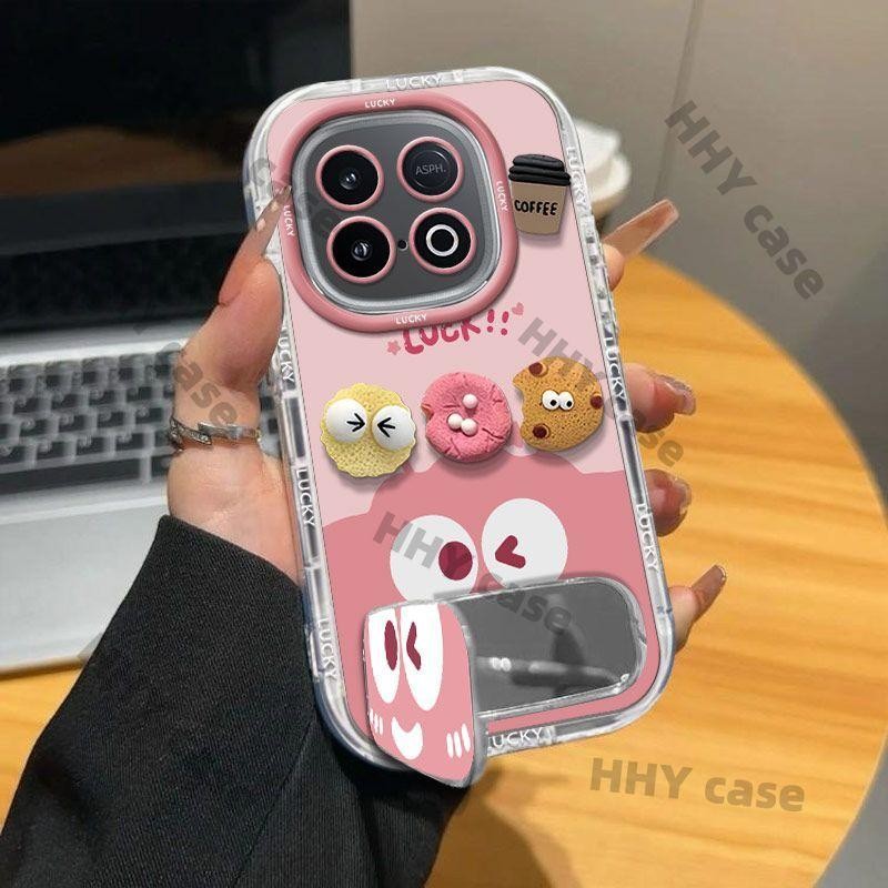 เคส IQOO Z10 Turbo เคส IQOO Z10 Turbo Pro เคส Healing Smile โปร่งใส Shock-Absorbing โทรศัพท์มือถือกร