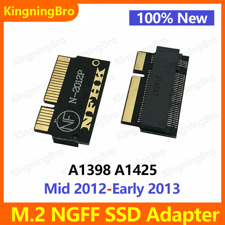 M2 SSD อะแดปเตอร์ M.2 NGFF B + M Key SATA SSD M2 อะแดปเตอร์สําหรับ Apple SSD สําหรับ MacBook Pro Retina A1398 A1425 2012 การ์ดแปลง