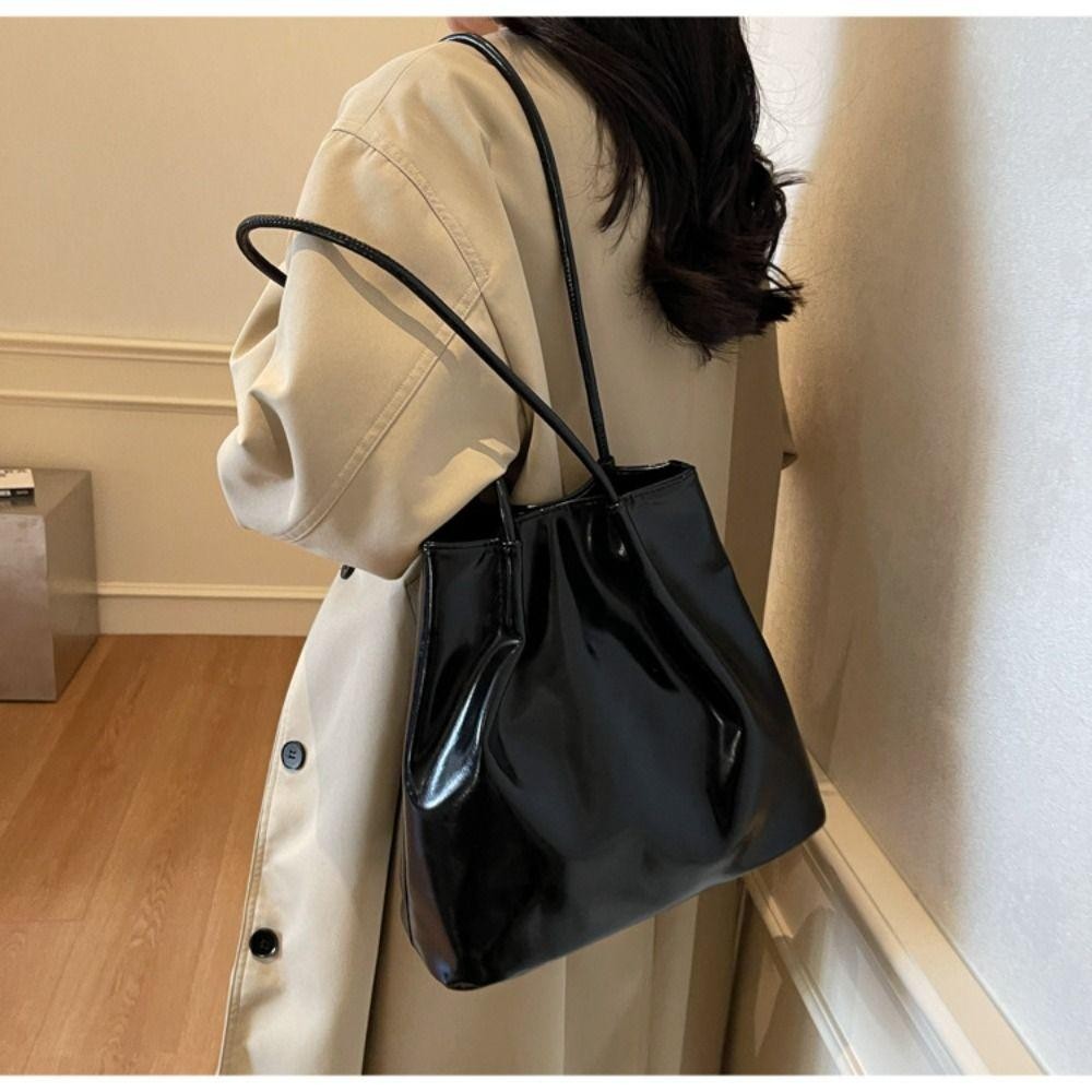 MUNDAUN ถุงสะพายเอวิธีการช้อปpingและใช้งานประจำวันสำหรับผู้หญิง ทำจากหนังPU สีเดียว ความจุขนาดใหญ่ - รูปที่ 6