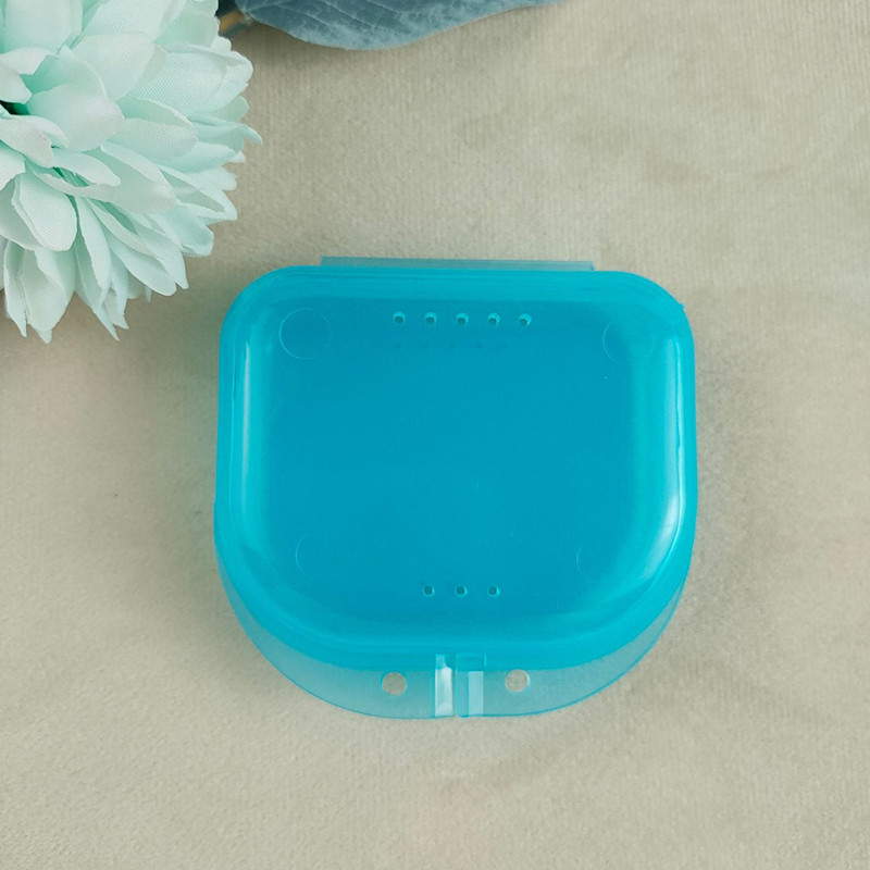 กล่องเก็บฟันปลอมทันตกรรม Retainer ปาก Guard คอนเทนเนอร์พลาสติกอุปกรณ์สุขอนามัยช่องปากถาดทันตกรรมกรณีเครื่องใช้ - รูปที่ 7
