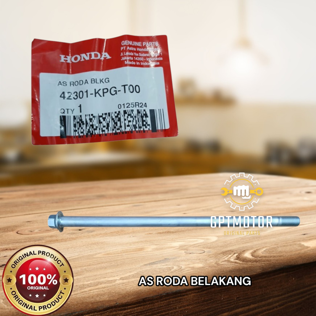 REAR AXLE BLADE 110 SUPRA X 125 FI ใหม่ HONDA 42301-KPG-T00 เดิม