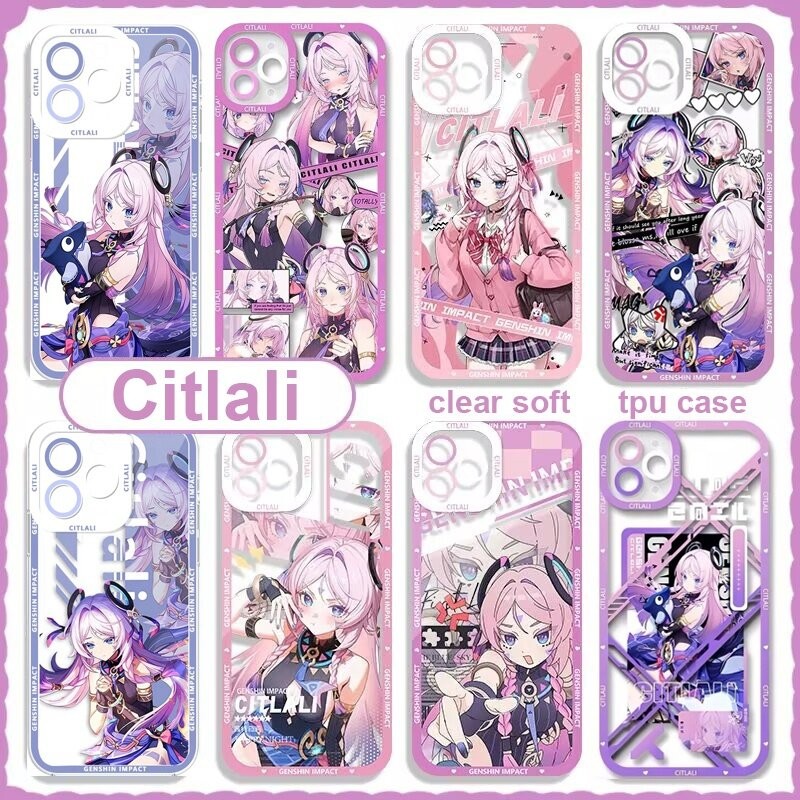 การ์ตูน Genshin Impact Cicle เคสโทรศัพท์สําหรับ Infinix หมายเหตุ 40 30 10 11 12 30i Pro 12 G96 30 VIP Tecno Pova 2 3 4 Pro ปลอก Soft Clear TPU กันกระแทกโปร่งใส