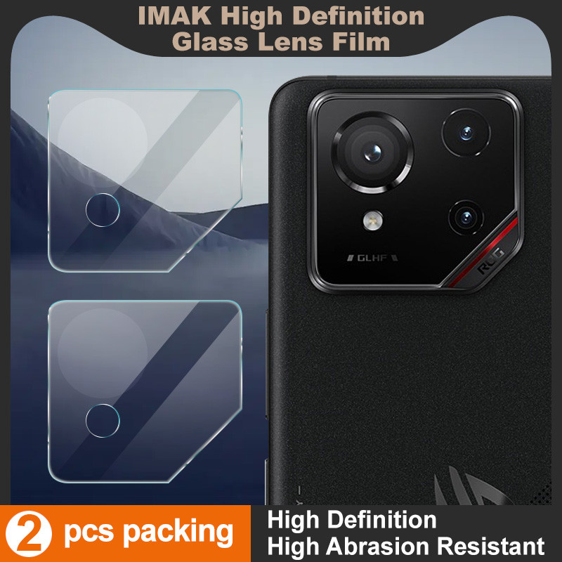 iMak ASUS ROG Phone 9 Pro 5G ฟิล์มเลนส์กล้อง ROG9 5G HD กระจกนิรภัยป้องกันหน้าจอฟิล์มป้องกัน