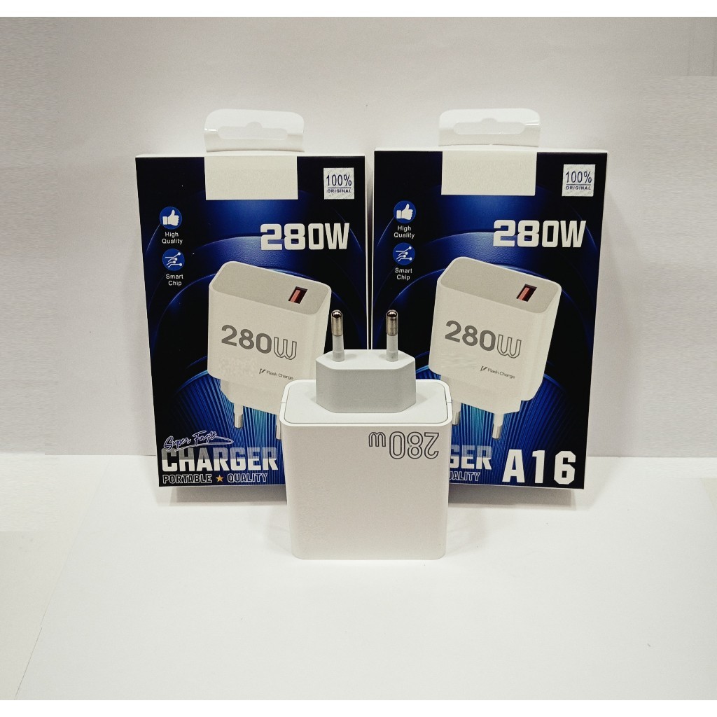 อะแดปเตอร์ Batok สําหรับ SMSNG A16 Super Fast Charger 280W Universal Fast Chargging HP Charger Head