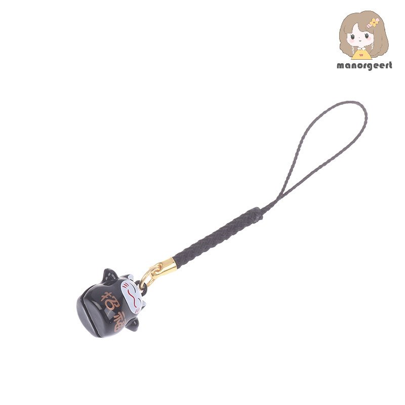 [LO] การ์ตูนการ์ตูนโชคดีญี่ปุ่นโชคดีทองแดงโทรศัพท์มือถือจี้สาวกระเป๋าอุปกรณ์เสริม TH - รูปที่ 4