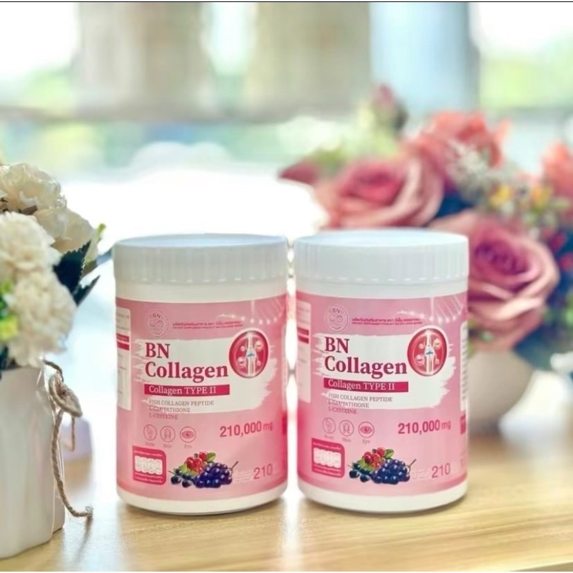 BN Collagen คอลลาเจน อาหารเสริม บำรุงผิว สายตา และกระดูก (มีให้เลือก 2 ขนาด) ของแท้100%