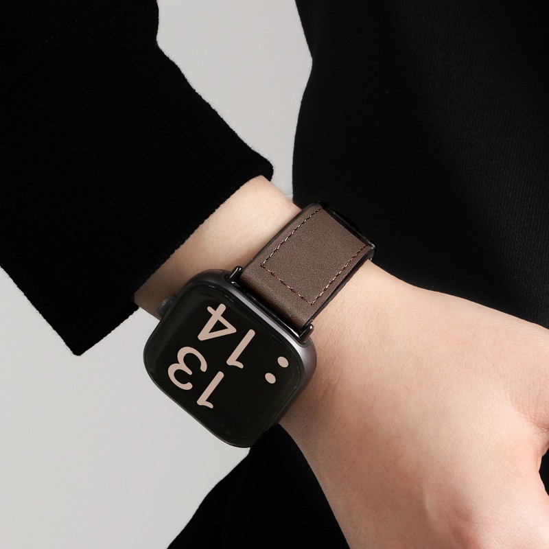 หัวเข็มขัดแม่เหล็กสายหนังสําหรับ Redmi Watch 5 4 สําหรับ Xiaomi Smart Mi band 9pro 8 Pro Smartwatch หนังซิลิโคนสร้อยข้อมือสายนาฬิกา - รูปที่ 3