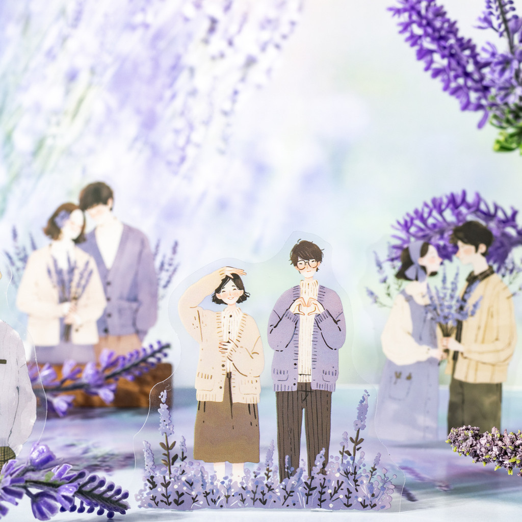 30 ชิ้นน่ารักสาวคนสติกเกอร์คู่ชายหญิงสมุดภาพภาพประกอบสติกเกอร์สําหรับกระสุนวารสารอุปกรณ์จุนเควารสารวางแผนสมุด