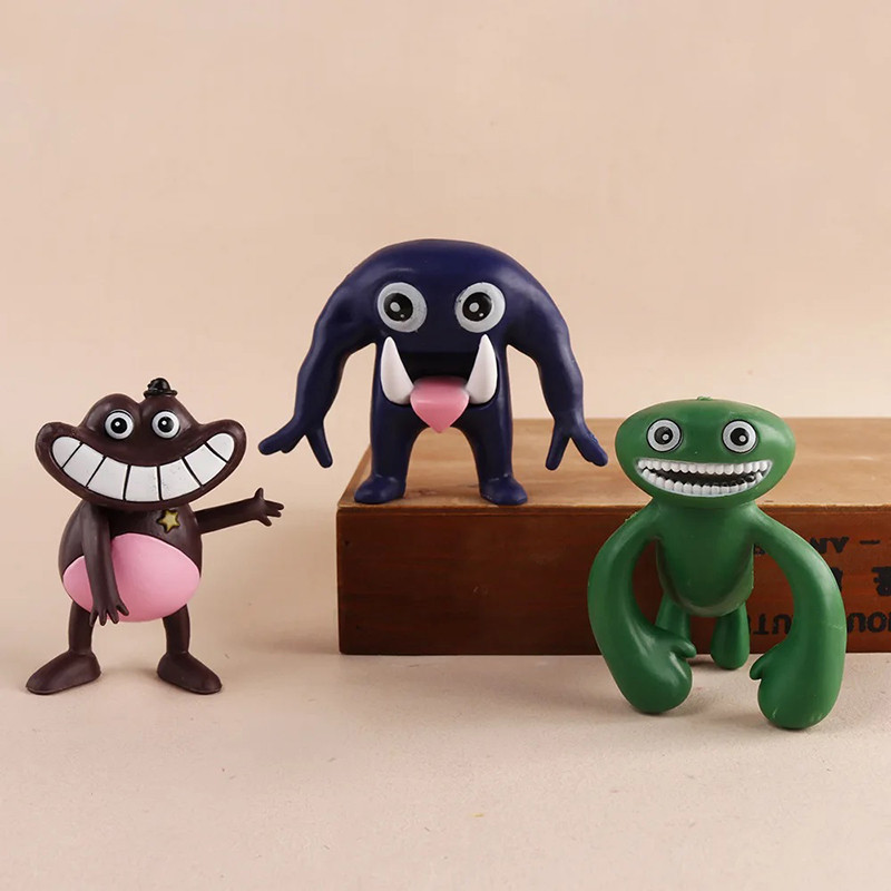 Garten Of Banban สยองขวัญเกม Figurine ของเล่นเด็ก Rainbows เพื่อน Action Figure PVC รุ่นอะนิเมะตุ๊กตาวันเกิดของเล่นตกแต่งห้อง - รูปที่ 6