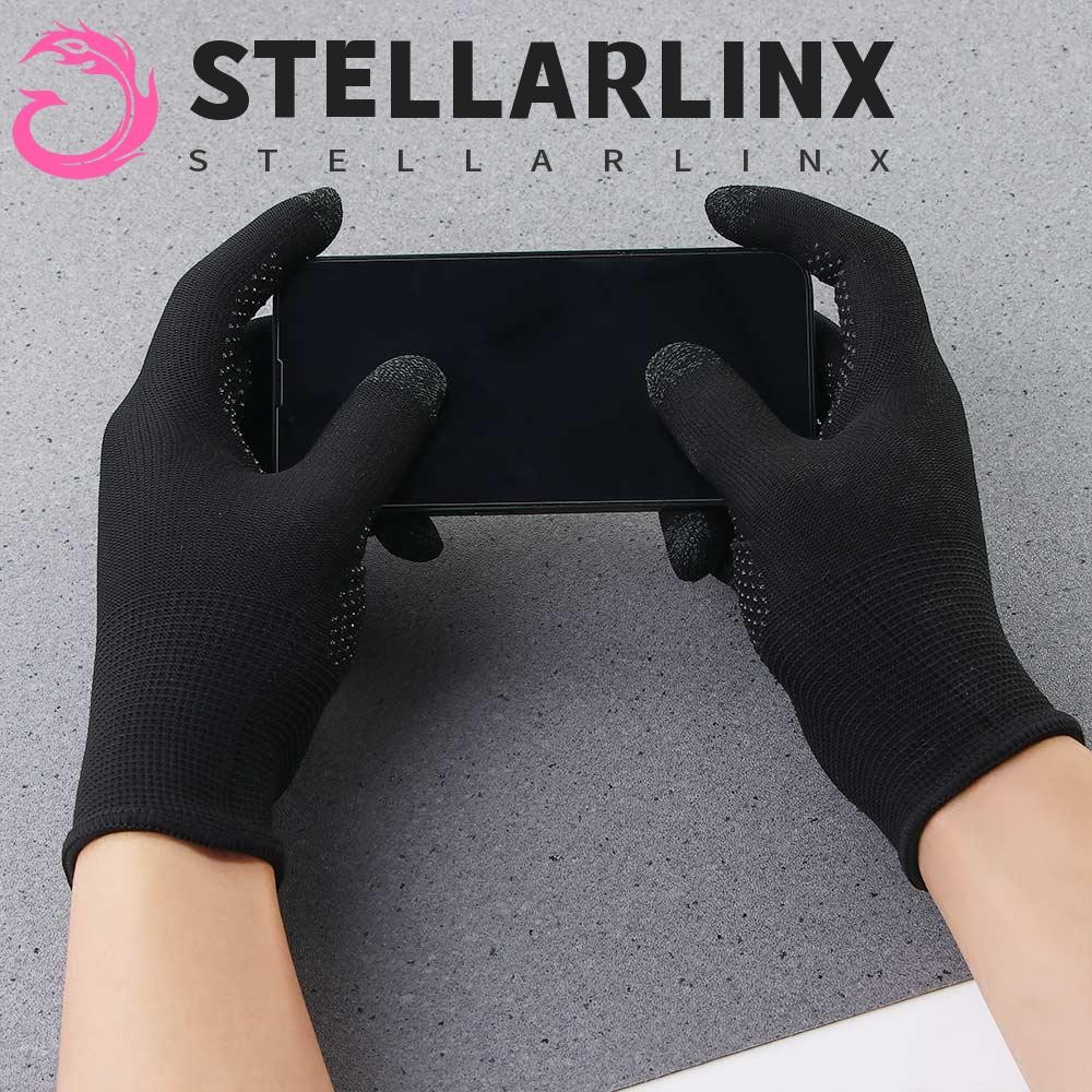 Stellarlinx ถุงมือนิ้วสําหรับเล่นเกมหน้าจอสัมผัสอุปกรณ์เสริมเกมนิ้วมือฝาครอบมือ Non-Scratch Sensitive Touch เกมนิ้วฝาครอบ