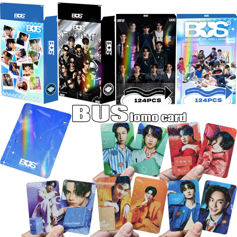 Bus Photocard Aa Marckris Powasu ภูตชัย ทองแดง คุณพล หัวใจ Peemwasu Alan Nex Jung Jinwook ใหม่ เพราะคุณ I Shine Lomo Card สติกเกอร์อัลบั้มการ์ดของที่ระลึก