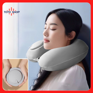 หมอนรองคอพองลม รูปตัว U แบบพกพา สําหรับเครื่องบิน เดินทาง