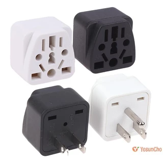 YosunChoker] ใหม่ Universal USA Travel Charger ญี่ปุ่นอะแดปเตอร์แปลงเยอรมันรัสเซีย AU UK Kr EU To US AC Power Socket America Plug ใหม่
