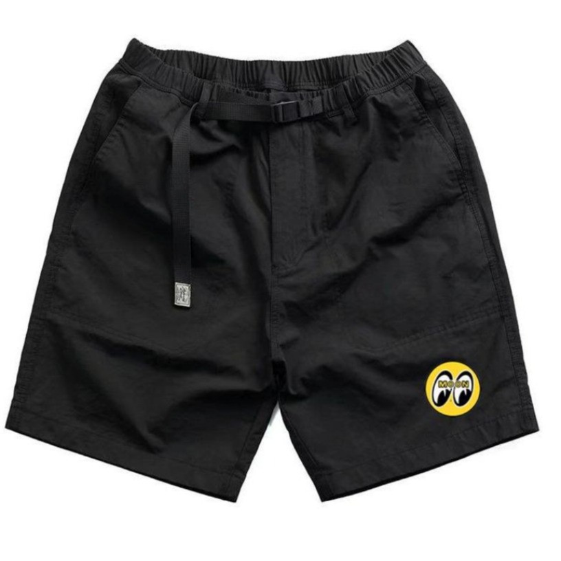 กางเกงขาสั้นผู้ชาย Japanese Mooneyes แบบ loose all-match overalls