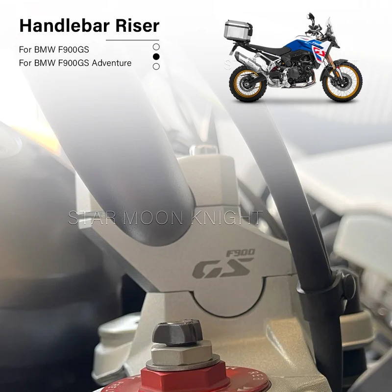 F 900 GS Handlebar Riser สําหรับ BMW F900GS ผจญภัย F 900GSA 2024- รถจักรยานยนต์จับบาร์ความสูง Clamp 